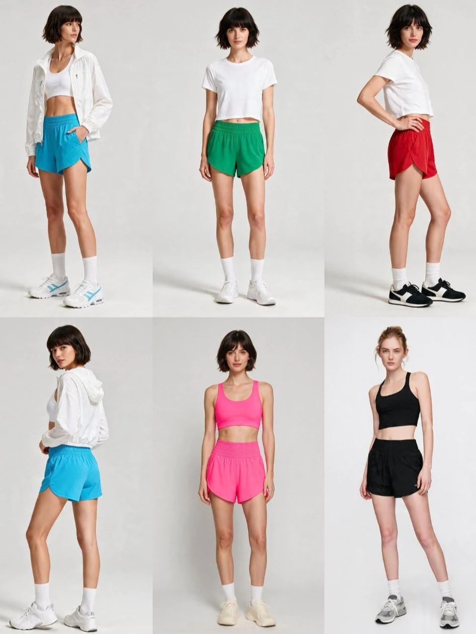 Celana Pendek Olahraga Lari Wanita GPFit High-Rise Running Shorts - 2860