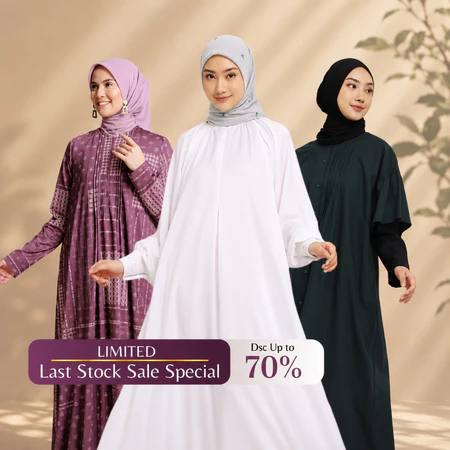 Elzatta Clearance Last Stock Gamis Premium Dress