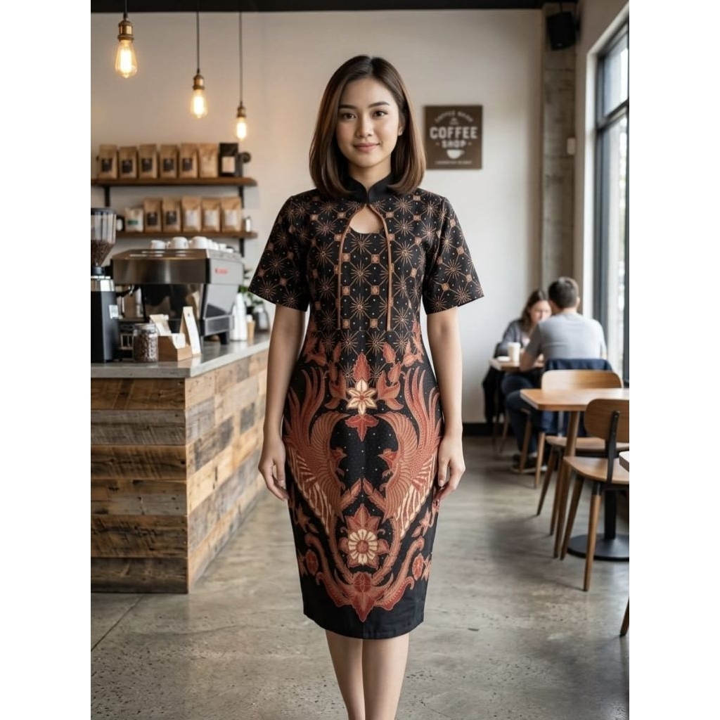Batik Couple Pasangan Motif Evelin 2