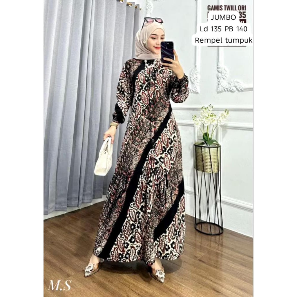 Gamis Twill Jumbo Gamis Twill Ori Gamis 10