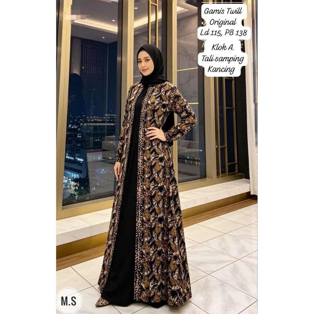 Gamis Twill Ori Gamis Twill Cap Pekalongan 5