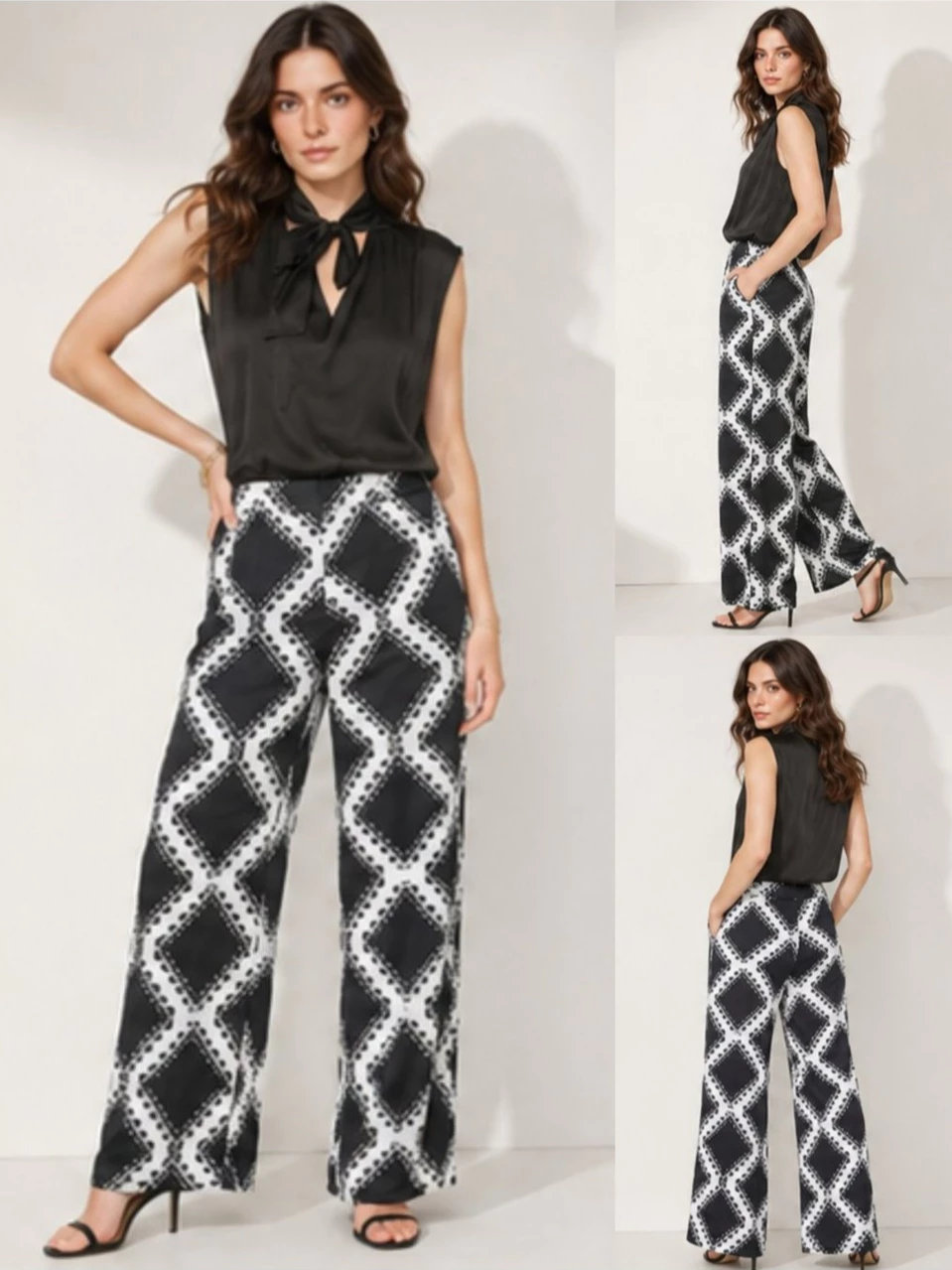 Celana Panjang Wanita Motif Tribal LF Easy Pants - 2906