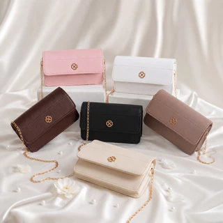 Linzy Mini Bag Simple HandBag SlingBag Minimalist Simple Kekinian Muat Banyak Barang Full Rantai
