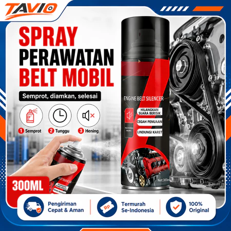 Spray Vanbelt Mobil Motor Belt Dressing Perawatan Karet dan Anti Bunyi Berisik