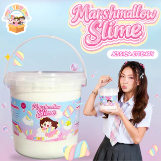MARSHMALLOW SLIME 1 & 2 LITER JOYBOX | Slime Jessica Fluffy Anti Lengket Viral Mainan Anak
