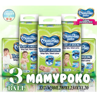 [PAKET 3 BALL] MAMYPOKO TIDAK GEMBUNG (S32/M30/L28/XL23/XXL20)