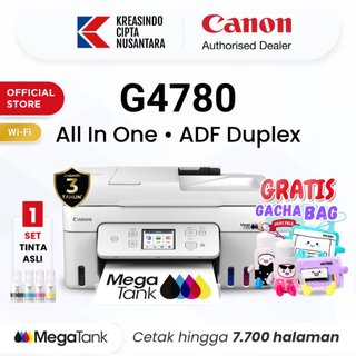 Jual Canon MegaTank G4780 Printer - Duplex ADF WiFi Print Scan Copy F4 ...