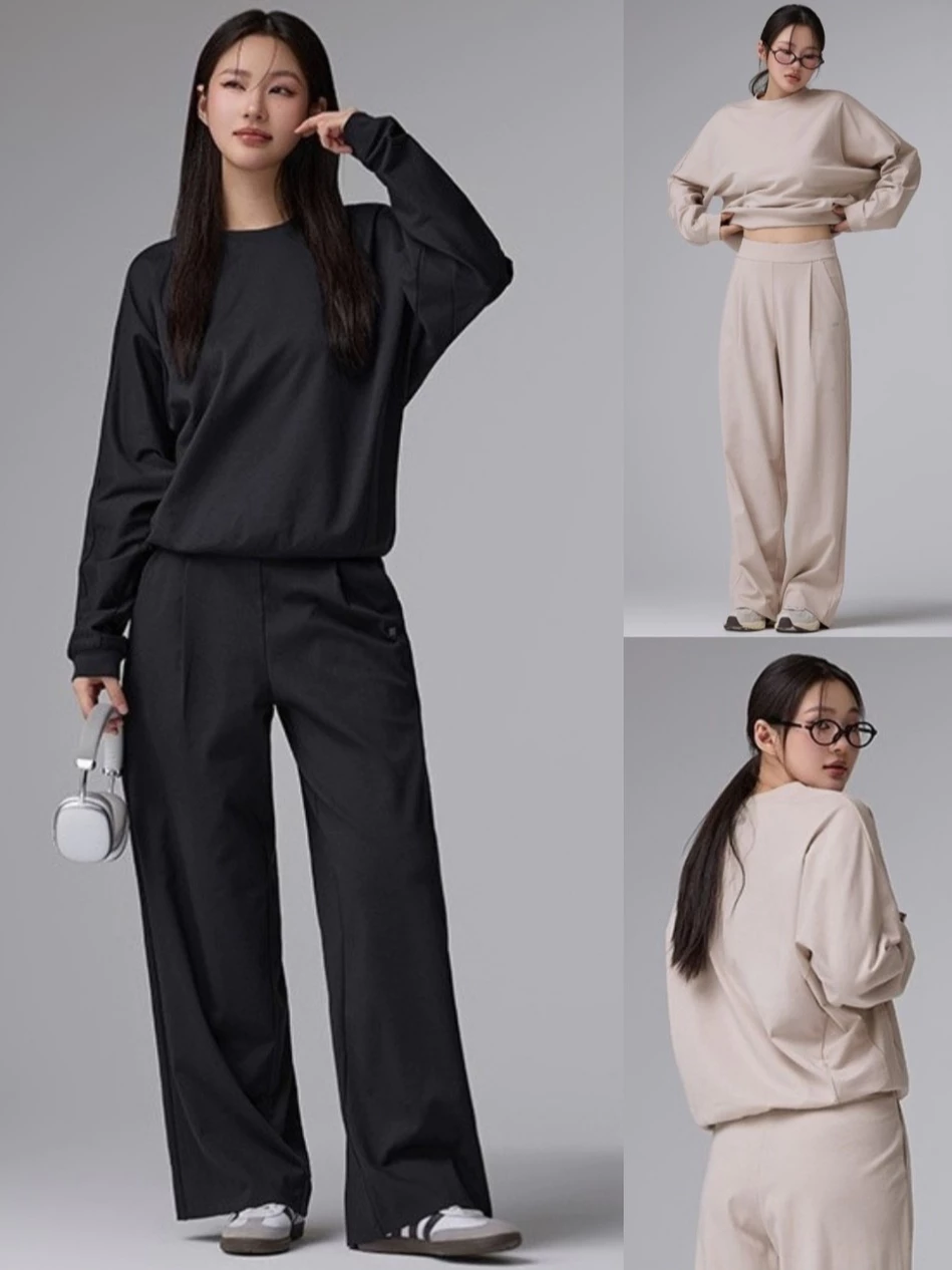 Sweater Oversize Wanita STL Forte Overfit Long Sleeve Sweatshirt - 3331