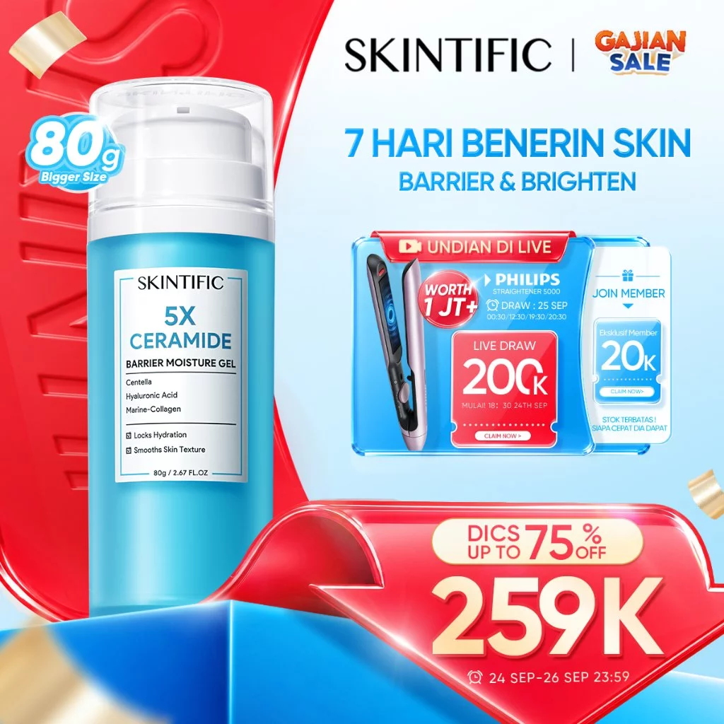 Skintific Barrier Repair & Brightening Gel Set