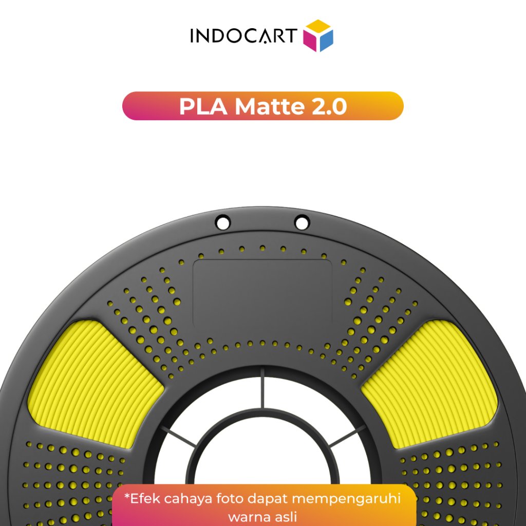 Jual 3D Printer Filament IndoCart PLA Matte 2.0 Easy To Print Textured ...