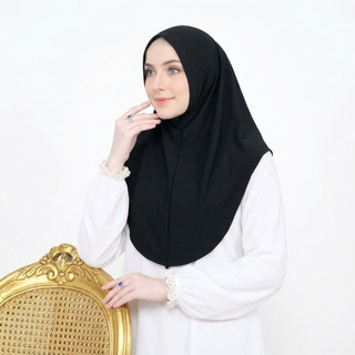 Jilbab Instan Sport Non Ped Pinguin Bergo Siria Size S M L