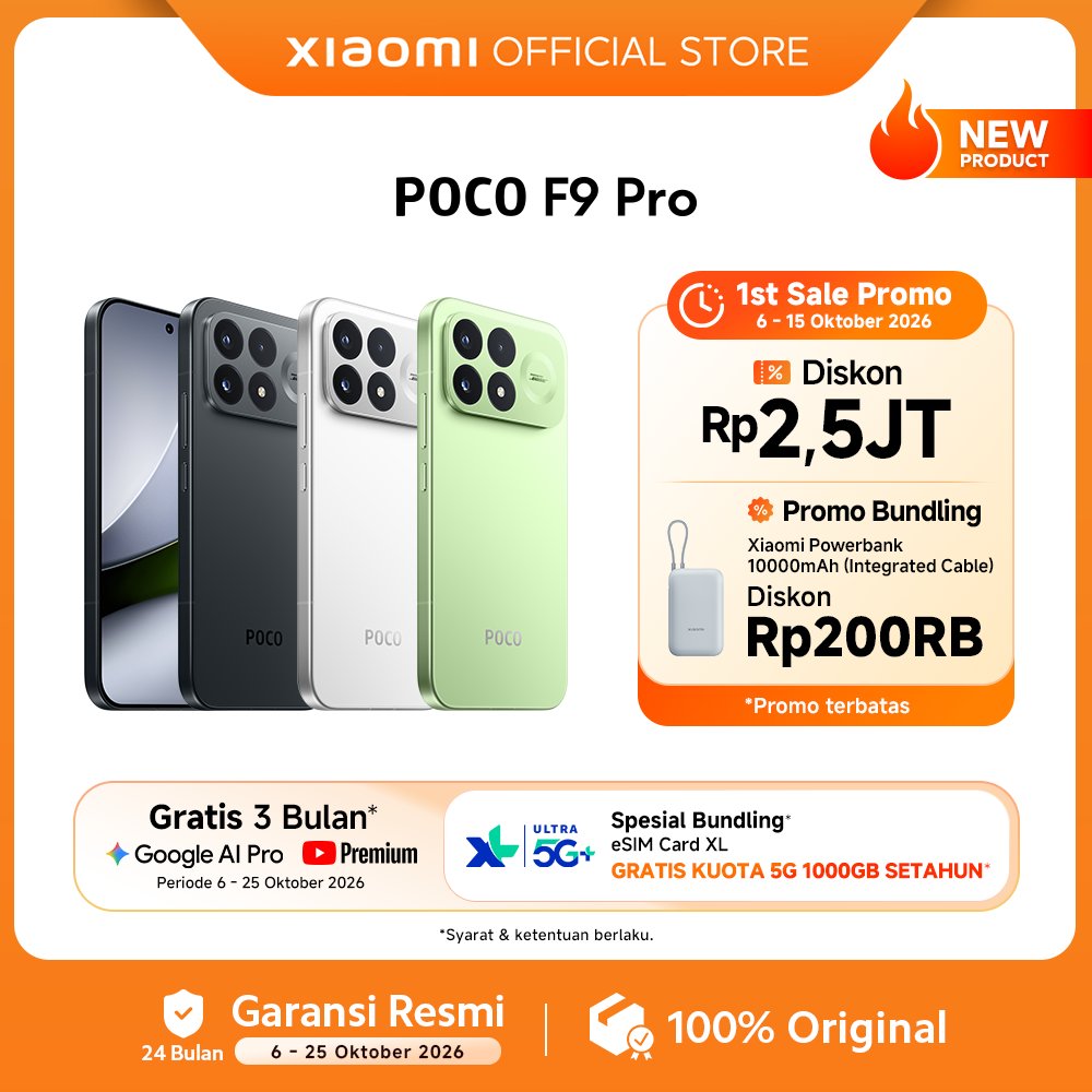 Jual POCO F9 Pro (12GB+512GB) | Snapdragon® 8 Elite Gen 5, V Series | 6 ...