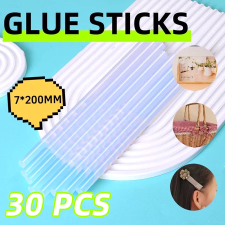 Jual (PAKET ISI 30 PCS) Glue Gun Sticks Lem Refill Isi Glue Stick Lilin ...