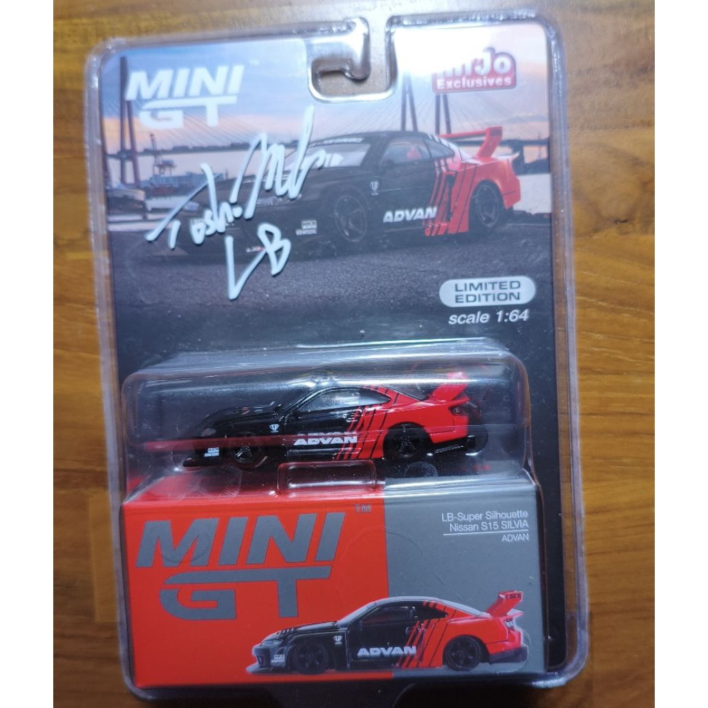Jual Mini GT Silvia S15 advan sign toshi LBWK | Shopee Indonesia