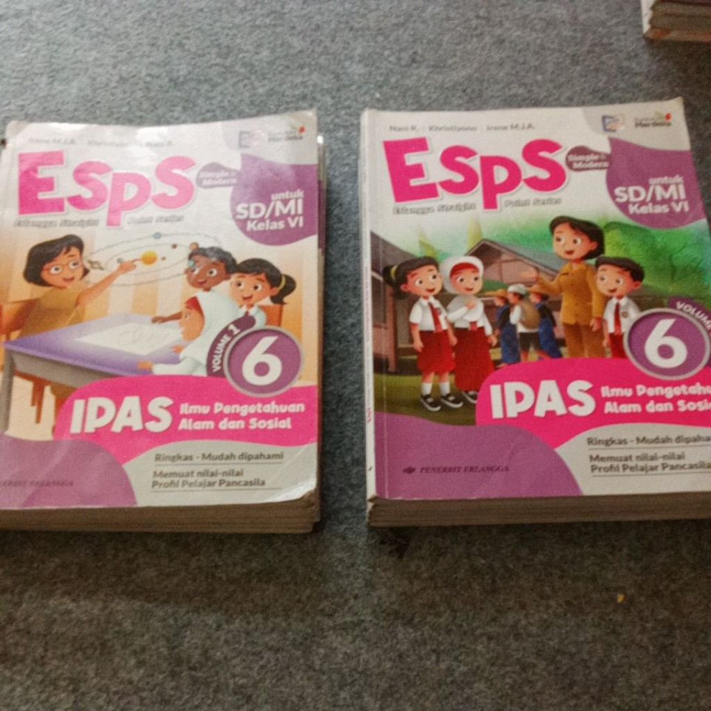 Jual ESPS IPAS / ILMU PENGETAHUAN ALAM DAN SOSIAL UNTUK KELAS 6 SD ...