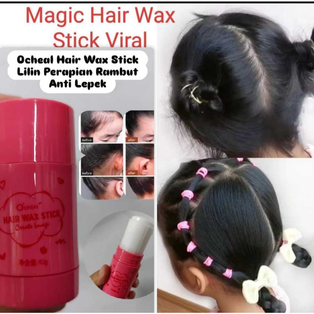 Jual Hair Wax Stick Lilin Perapi Rambut Anak dan Dewasa/ Hair Balm ...