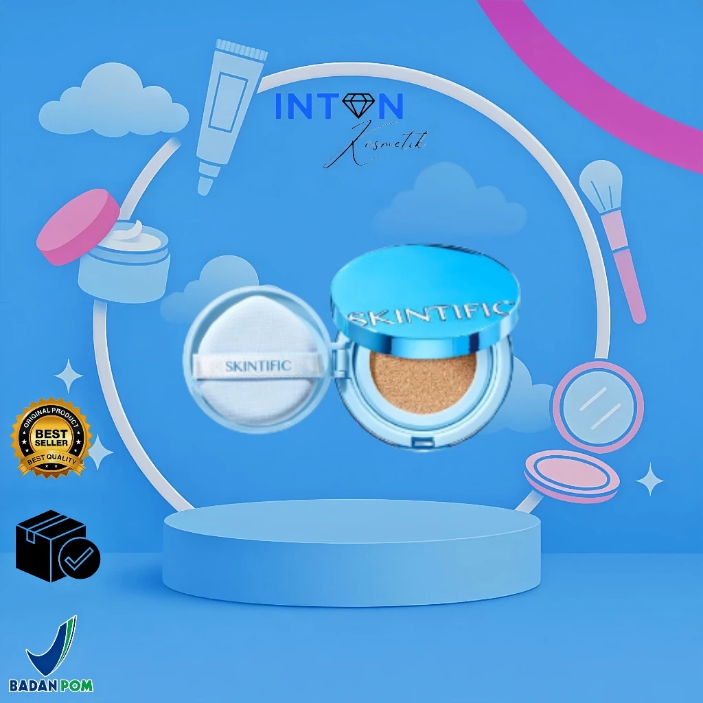 Skintific Perfect Stay Matte Cushion 11ml High Coverage