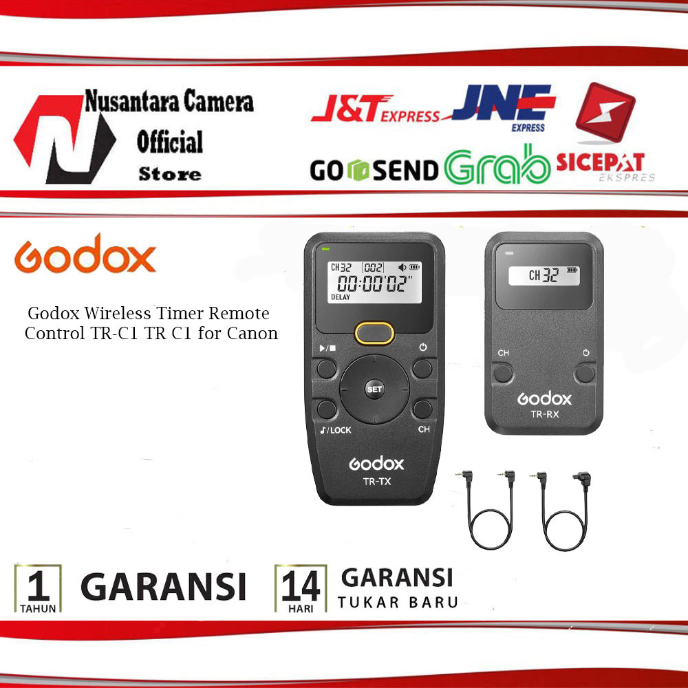 Jual Godox Wireless Timer Remote Control TR-C1 TR C1 for Canon | Shopee ...