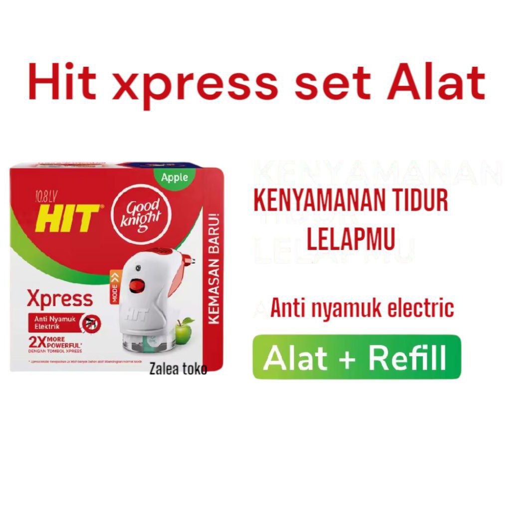 Jual Hit electric express set alat refill 45 hari ( alat + Refill apel ...