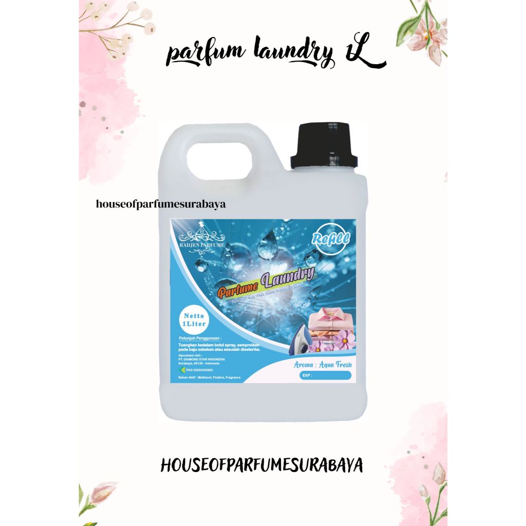 Jual Parfum Laundry Aromatic Herbal Aroma Aroma Aqua fresh 1 Liter ...