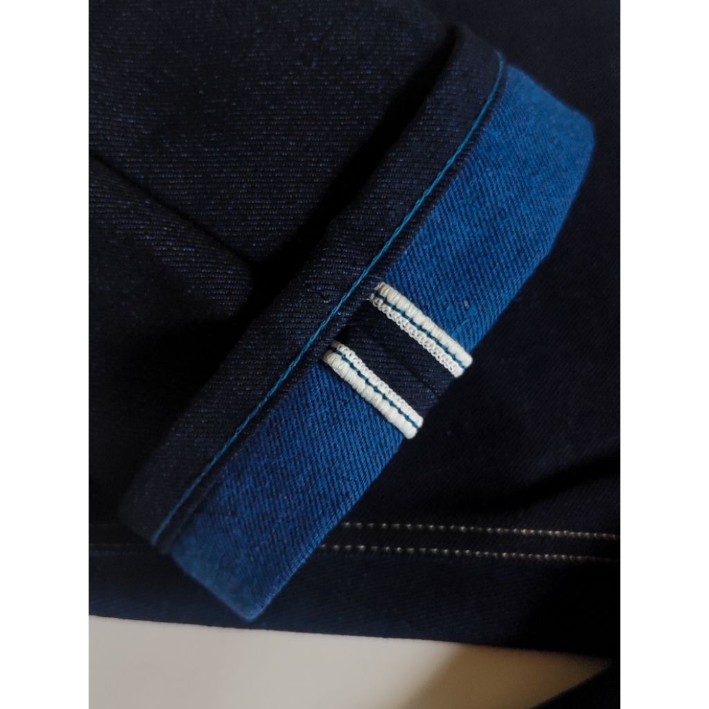 Jual Tortuga Denim, celana denim indigo x weft blue 15oz selvedge ...