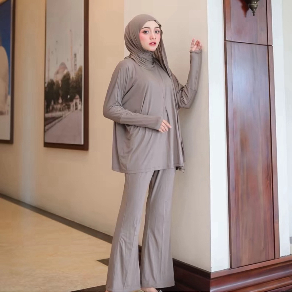 Jual NASHAA ONE SET CELANA KAOS RAYON PREMIUM ADEM | Shopee Indonesia
