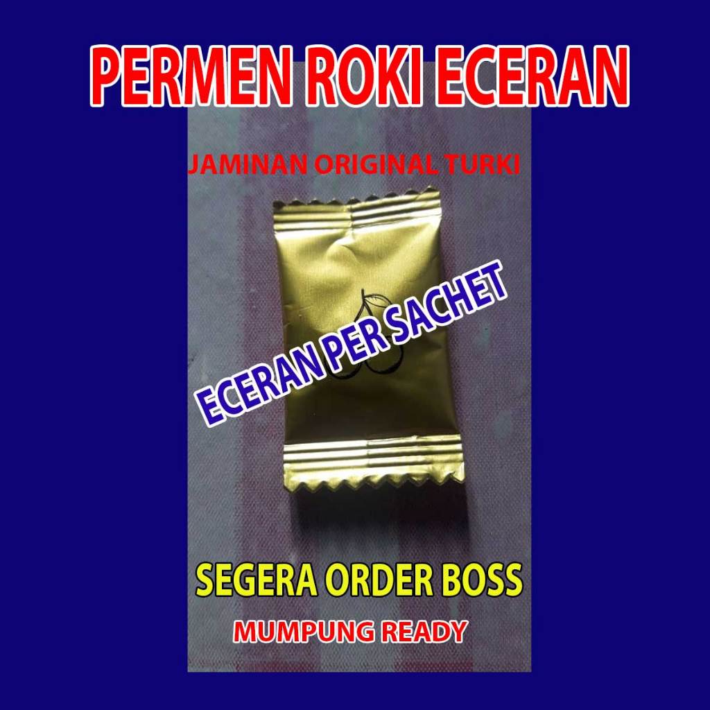 Jual Permen ROKI Eceran Per Sachet Bungkus Gold R0Y4L X!R4SS | Shopee ...