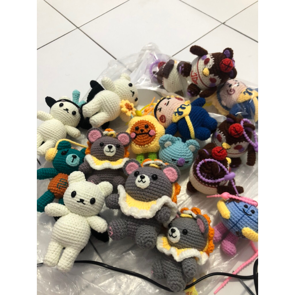 Jual Keychain rajut mascot gmm (custom order) | Shopee Indonesia