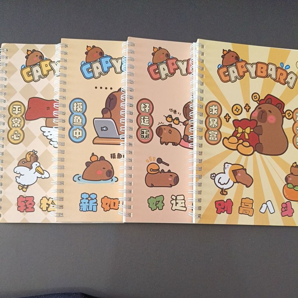 Jual NOTEBOOK SPIRAL CAPYBARA UKURAN A5 60 LEMBAR | Shopee Indonesia