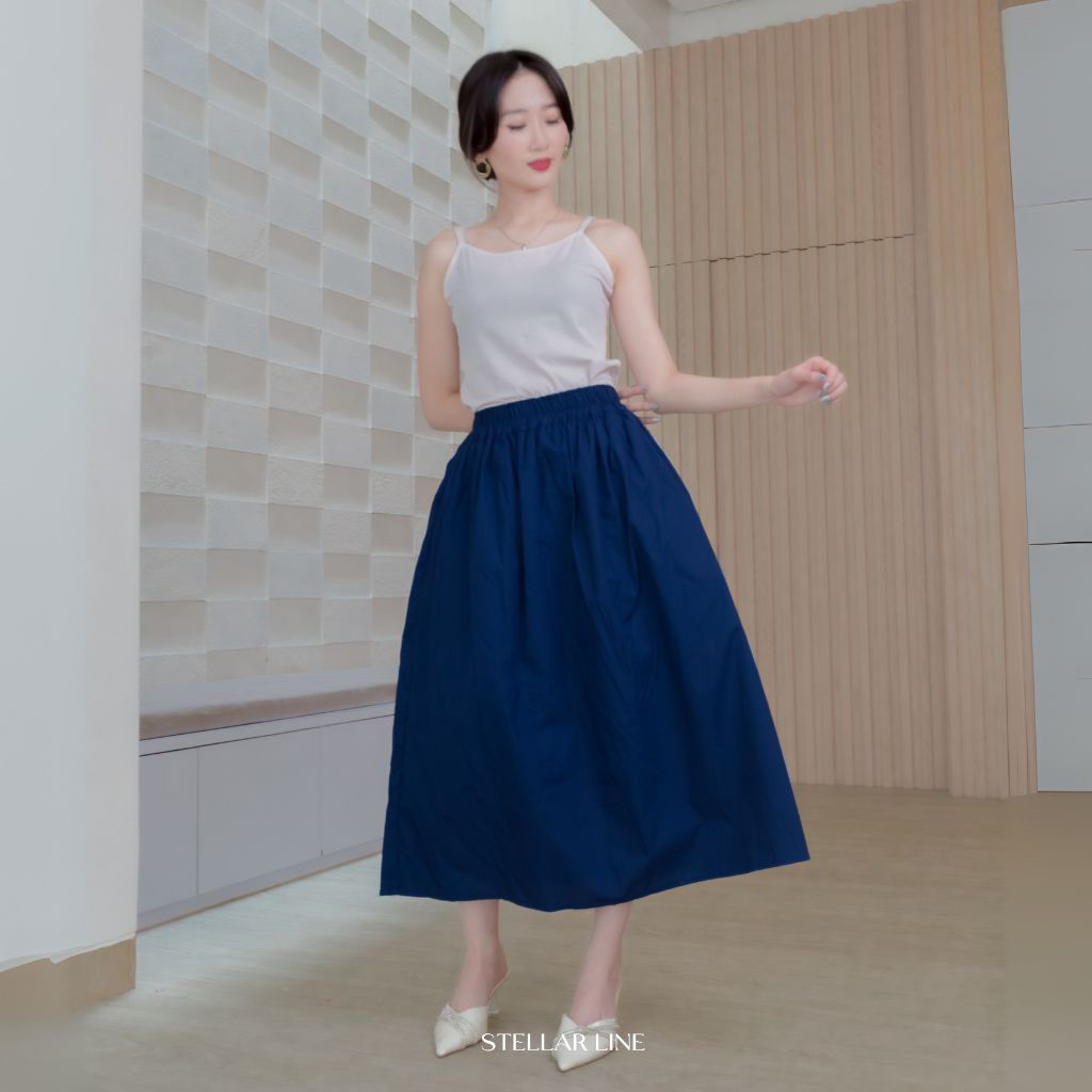 Jual Rok Lily Katun Jepang Premium Rok Casual Bawahan Katun | Shopee ...