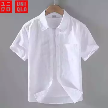 Kemeja Polos Lengan Pendek Pria UNIQ Simple Keren Berkelas Premium Quality