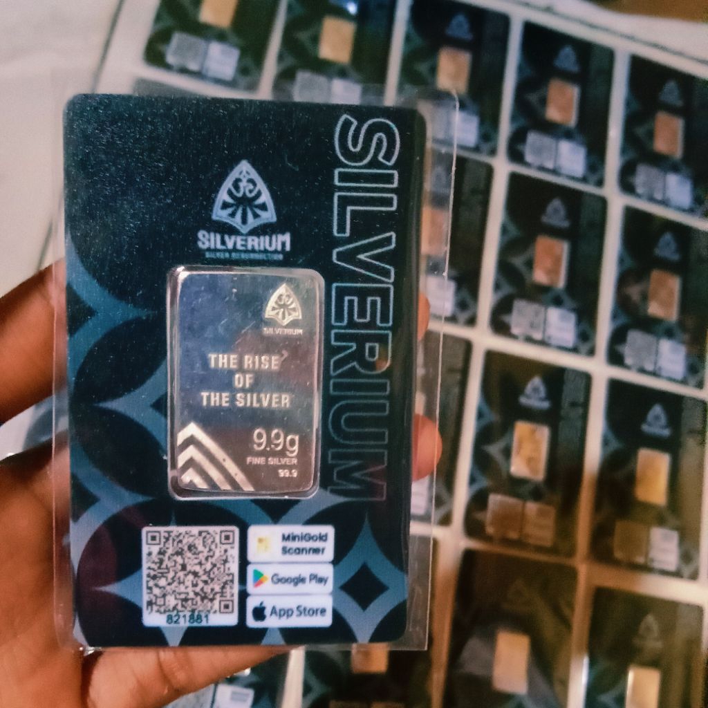 Jual Silverium 9,9gr – 3,3gr perak batangan | Shopee Indonesia