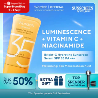 [SUPER BRAND DAY] Wardah UV Shield Bright-C Hydrating Sunscreen Serum SPF 35 PA+++ - Skincare