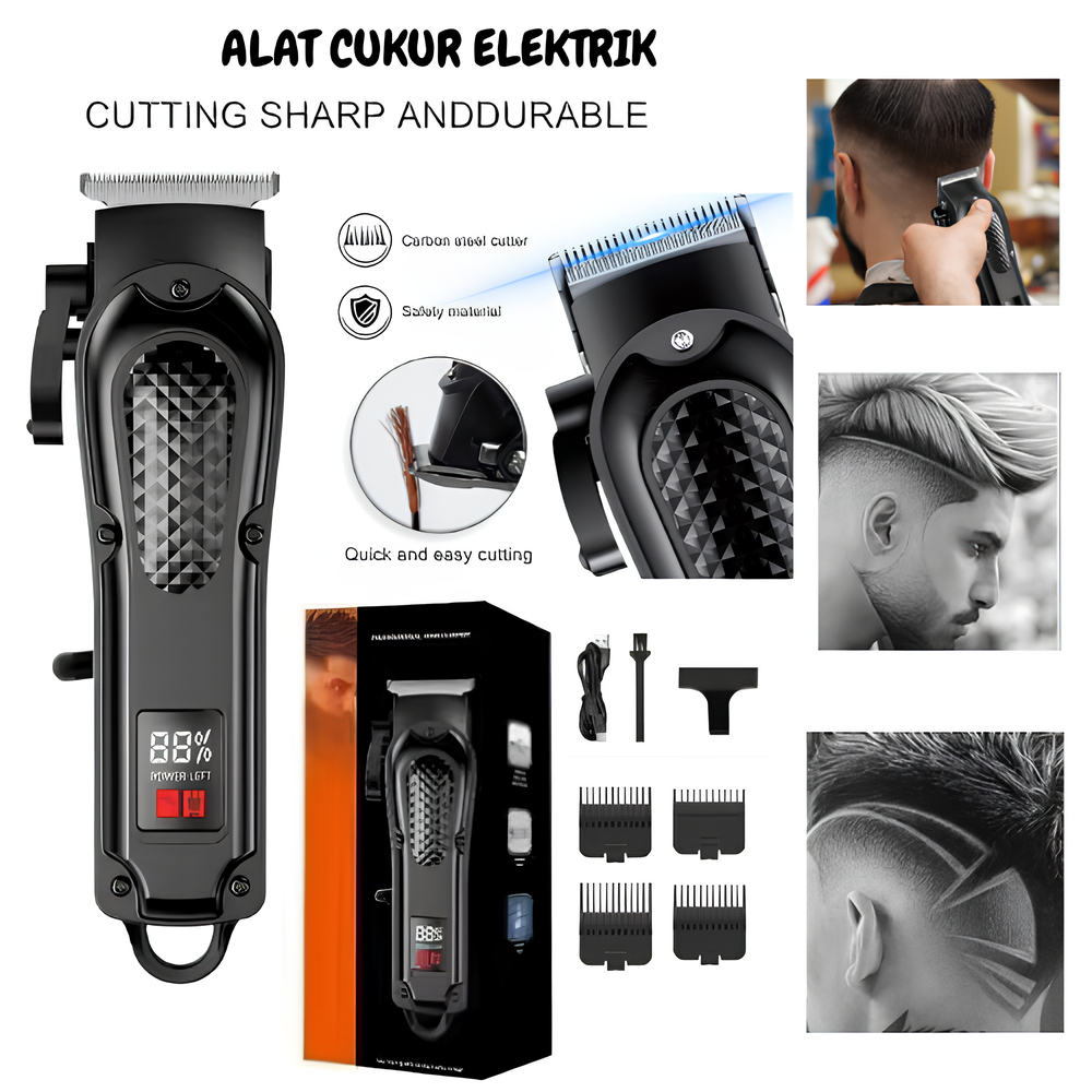 Jual Hair Clipper Elektrik Profesional / Alat Cukur Rambut VBT-802 ...