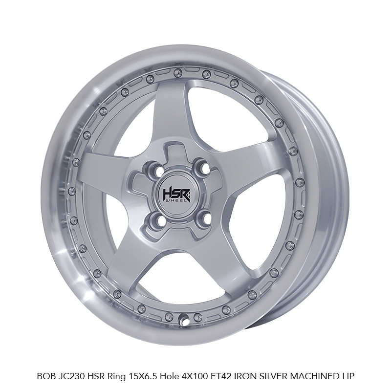 Jual velg racing hsr bob r15 pcd 4x100 cocok untuk mobil active aveo ...