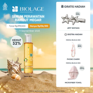 Biolage Indonesia Deep Smoothing Serum 100 ml - Serum Professional Perawatan Rambut Anti Megar