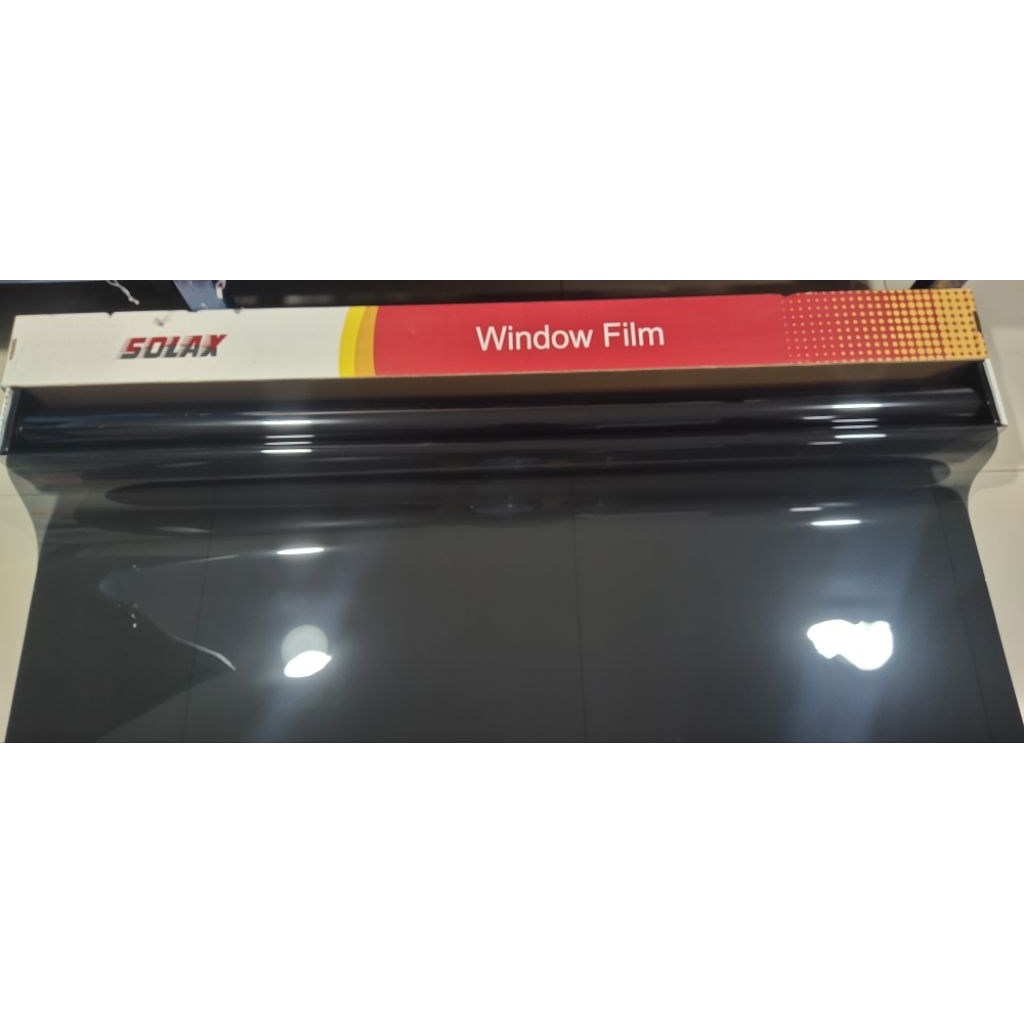 Jual Kaca film anti gores nano carbon merk solax 60% ukuran 152 cm x 45 ...