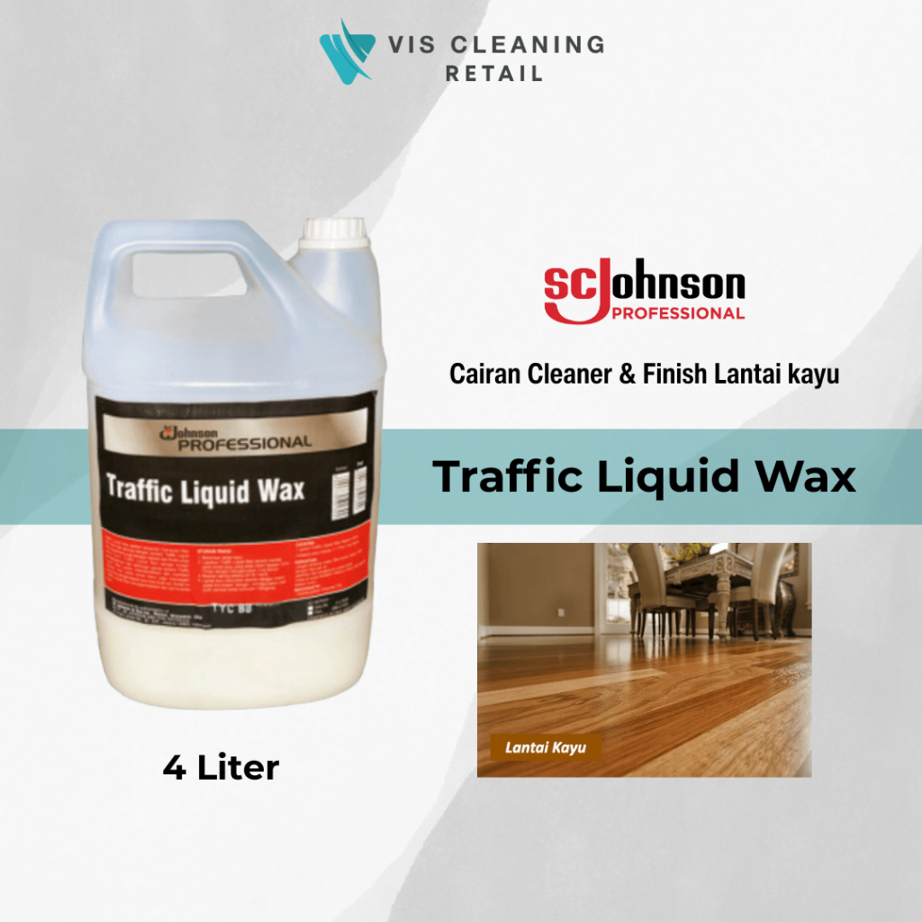 Jual SC Johnson Traffic Liquid Wax - Finish & Pembersih Lantai Kayu 4 L ...