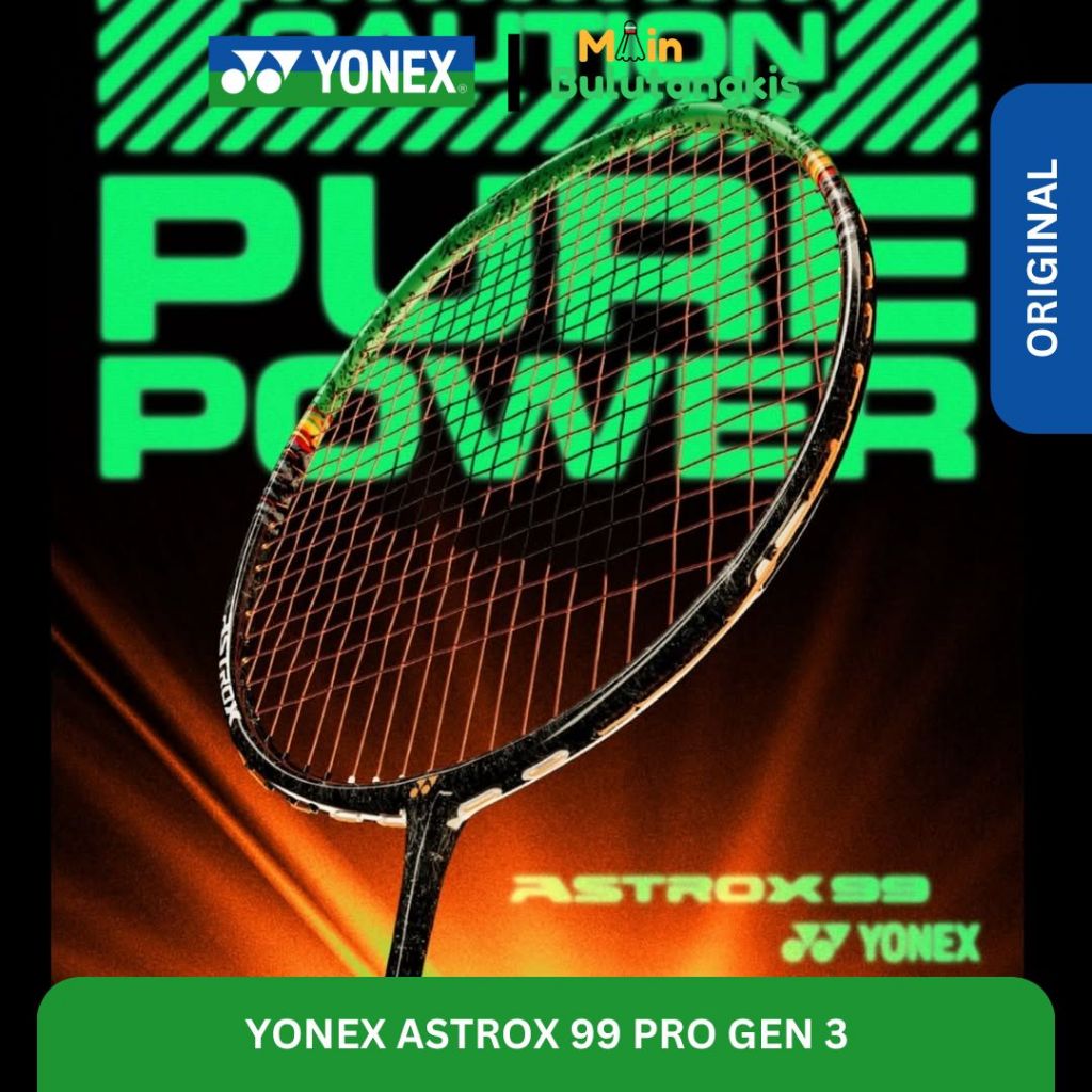 Jual Raket Badminton Yonex Astrox 99 PRO Gen 3 Black / Green Original ...
