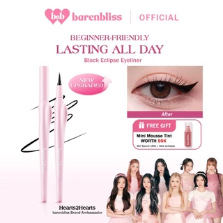 [BEST SELLING] BNB barenbliss Black Eclipse Eyeliner 48H Tahan Lama Waterproof & Smudge-Proof Matte Black Finish Precision & Bold Lines