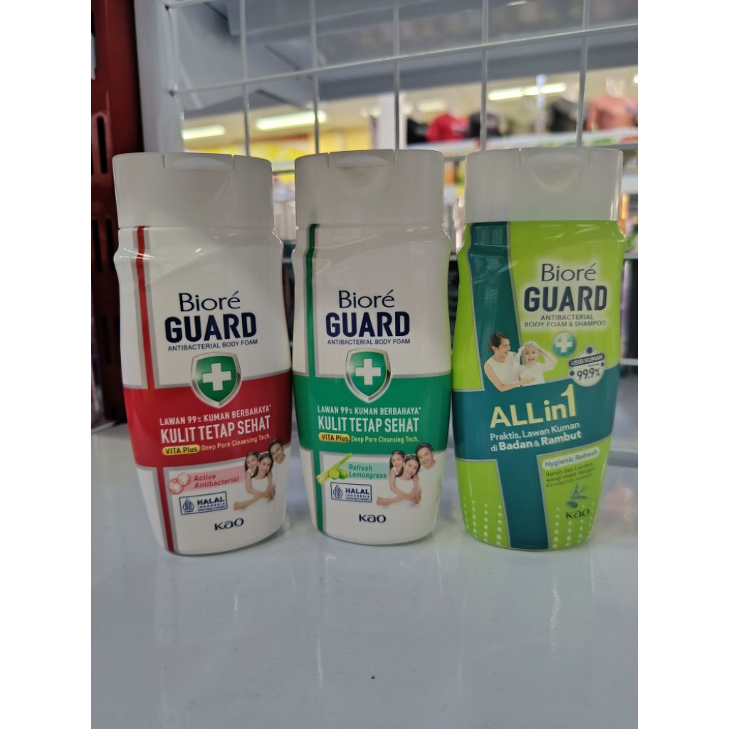Jual Biore Guard Body Wash / Sabun Cair Kemasan Botol 100ml | Shopee ...