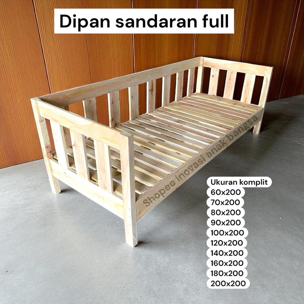 Jual Dipan Bersandar Kursi Santai Multifungsi Kayu Finishing Natural ...
