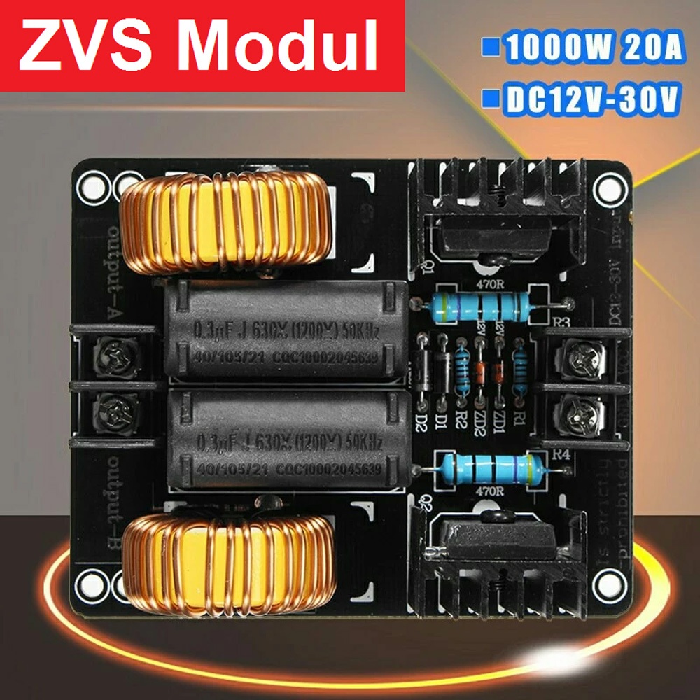 ZVS Tesla Flyback Driver Board Zero Voltzahl Schaltung F/ FBT induktiv Heizung