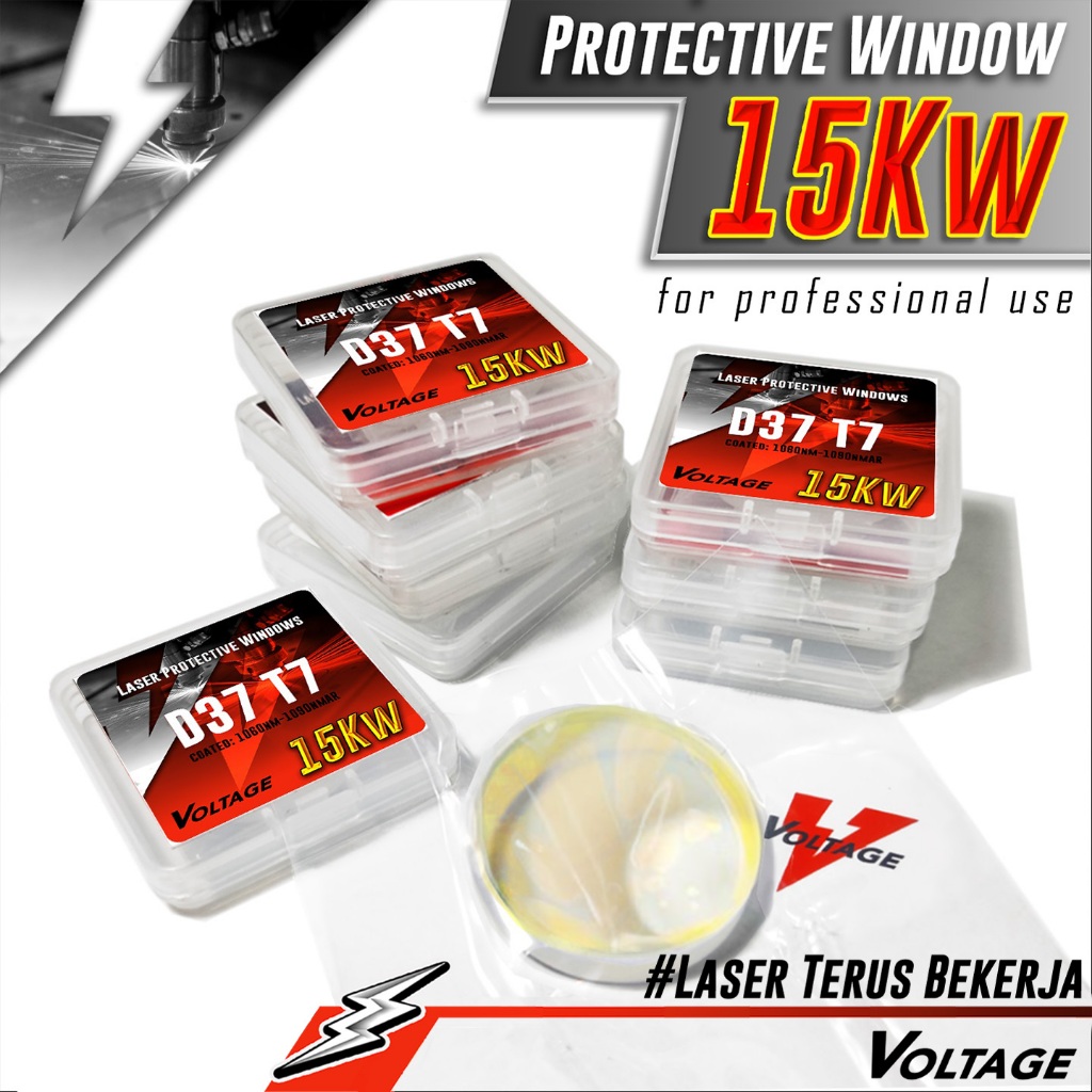 Jual Lensa Laser Fiber Cutting Protective Window Head 15kW Raytools WSX ...