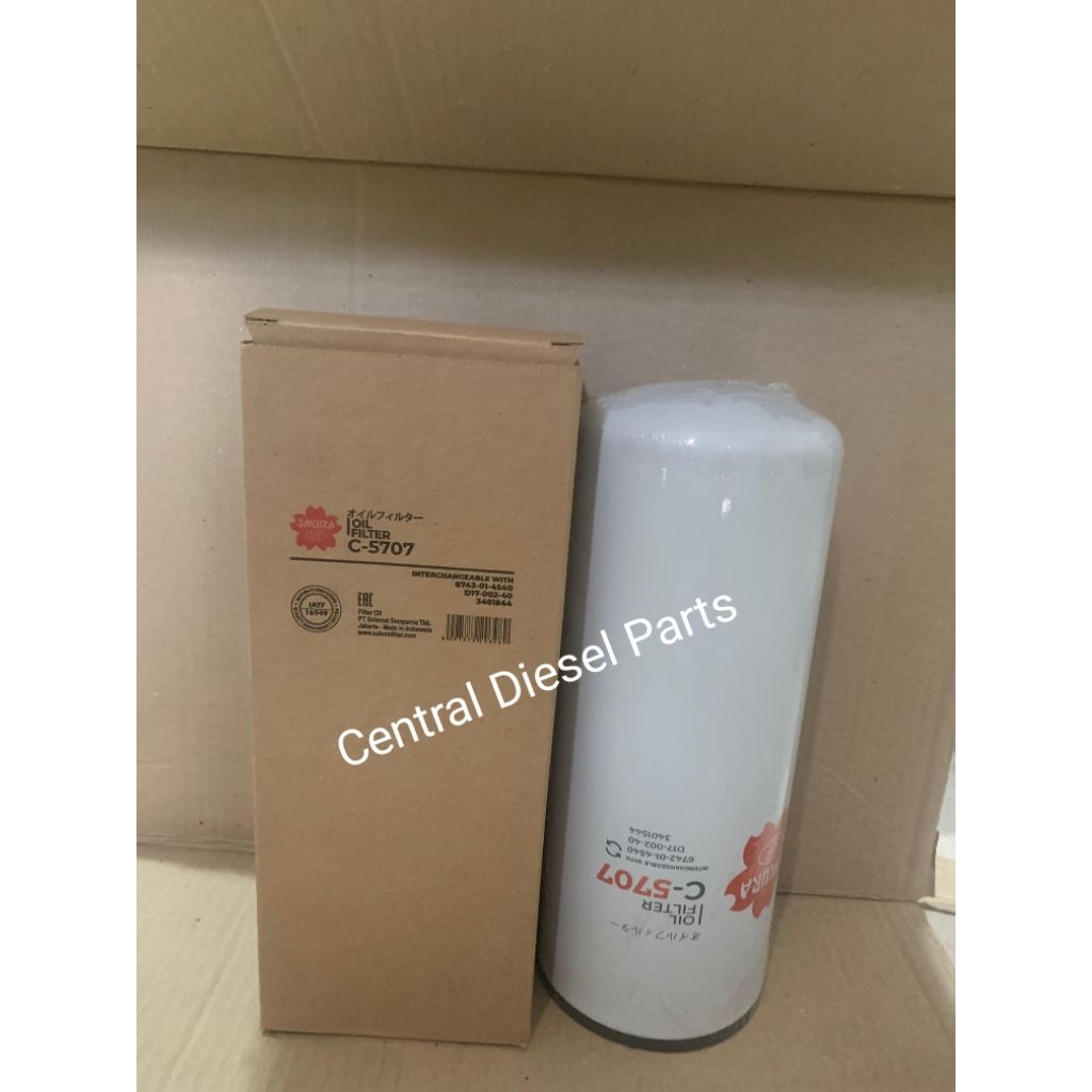 Jual Filter Oli / Oil Filter Cummins 3401544 Komatsu 6742-01-4540 C ...