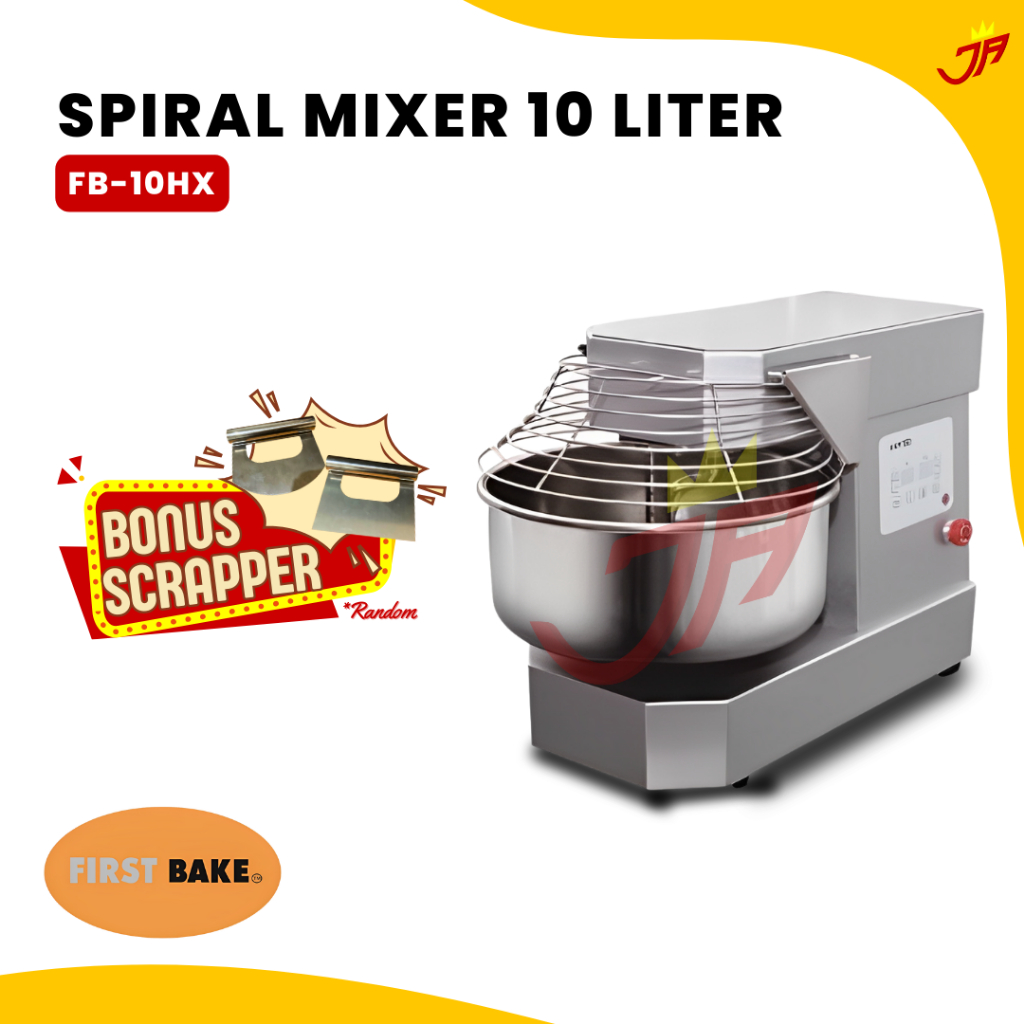 Jual FIRST BAKE Mixer Roti Spiral Table Top First Bake FB-10HX – Spiral ...