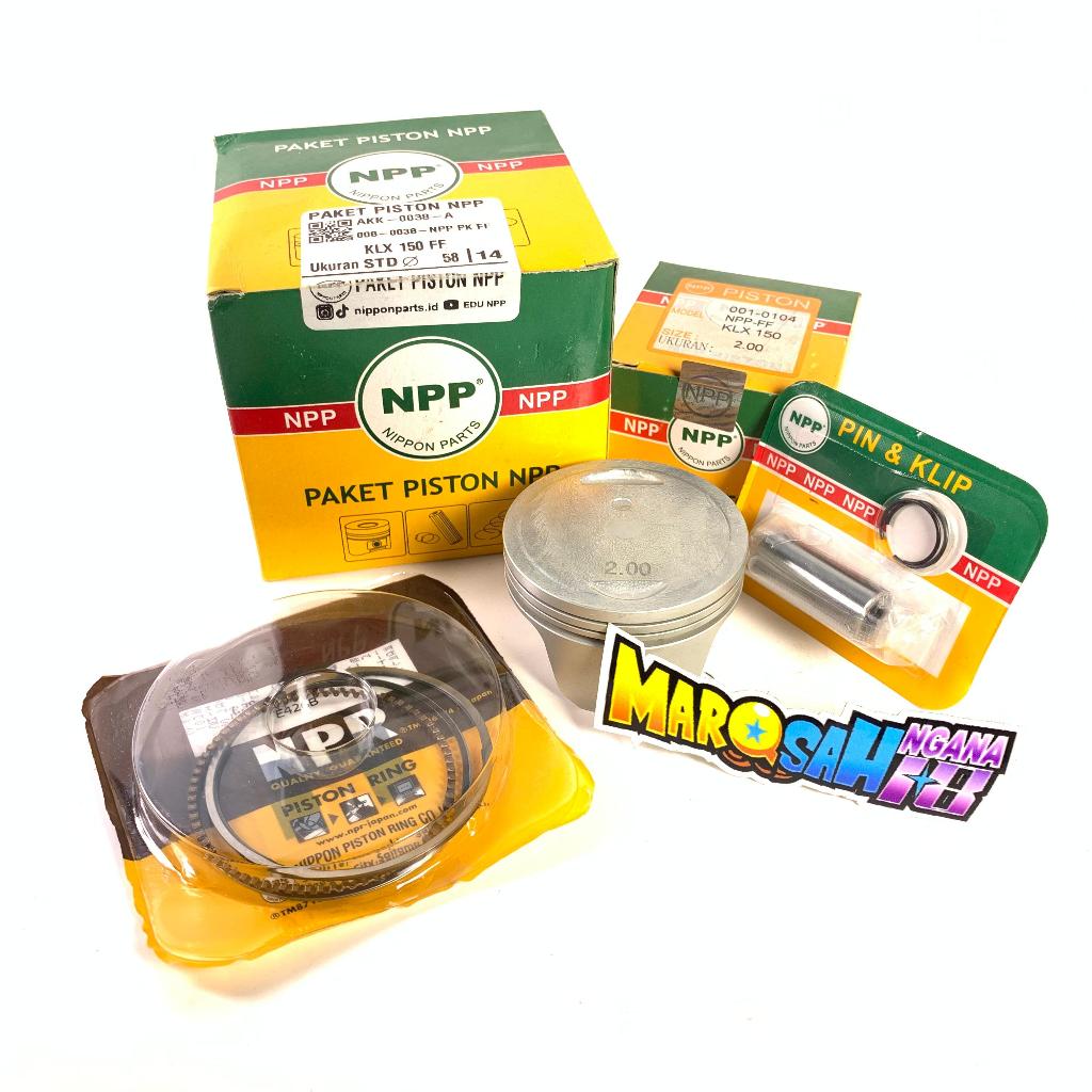 Jual PISTON KIT SEHER KIT SEKER KIT KLX 150 FF OVS STD 50 100 150 200 ...