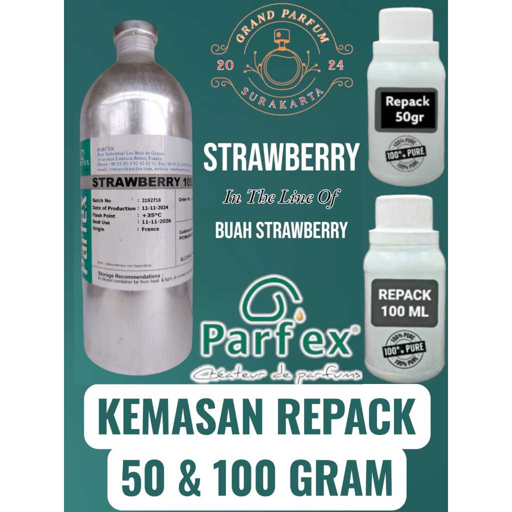 Jual [REPACK] STRAWBERRY ~Buah Strawberry~ BY PARFEX BIBIT PARFUM MURNI ...