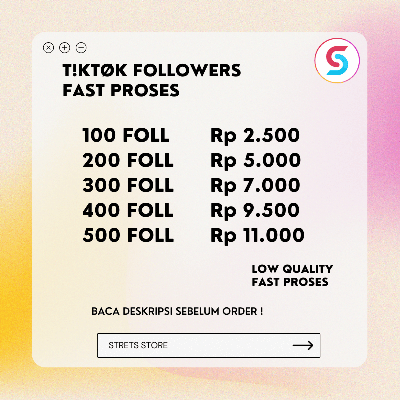 Jual Followers Murah FAST PROSES | Shopee Indonesia