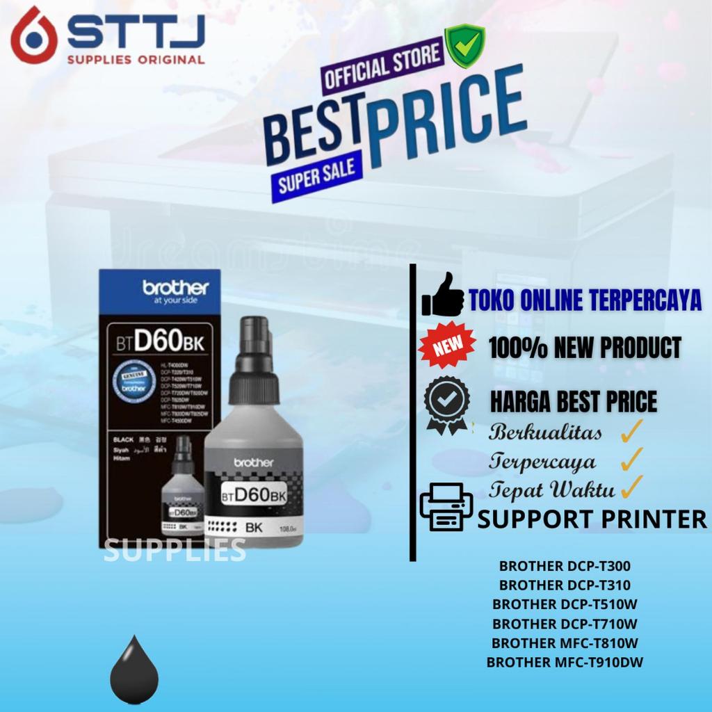 Jual Tinta Brother D60 D60BK BTD60BK D 60BK Black Ink Refill Original ...